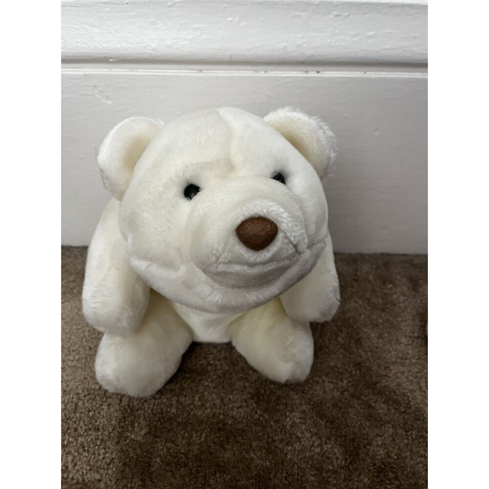 Gund Snuffles White Polar Bear Plush 6" 2169 Soft Winter Rustic Cozy